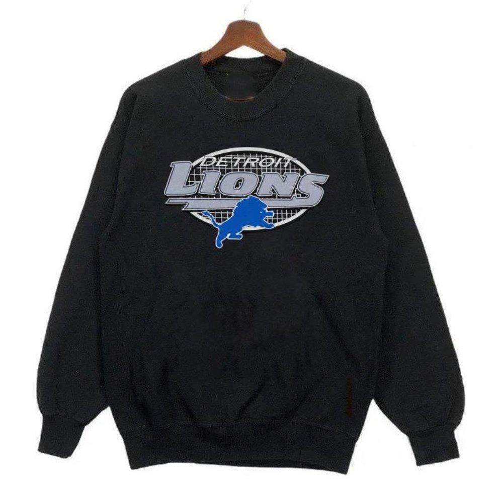 Y2K Detroit Lions N Fl Sweatshirt, Retro Sport Shirt, Football Sweatshirt Tee
